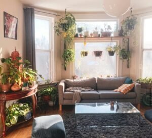 Sunday evening reset routine - image shows a tidy cozy living room